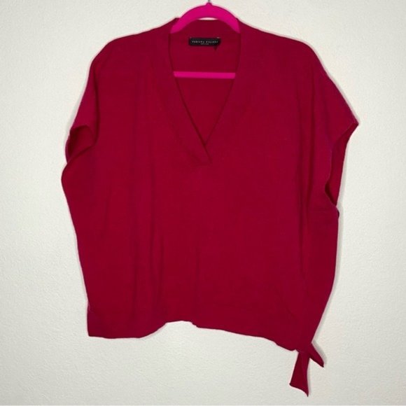Fabiana Filippi Sweaters - Fabiana Filippi Hot Pink Cashmere Wool & Silk Sleeveless Sweater Top Size M